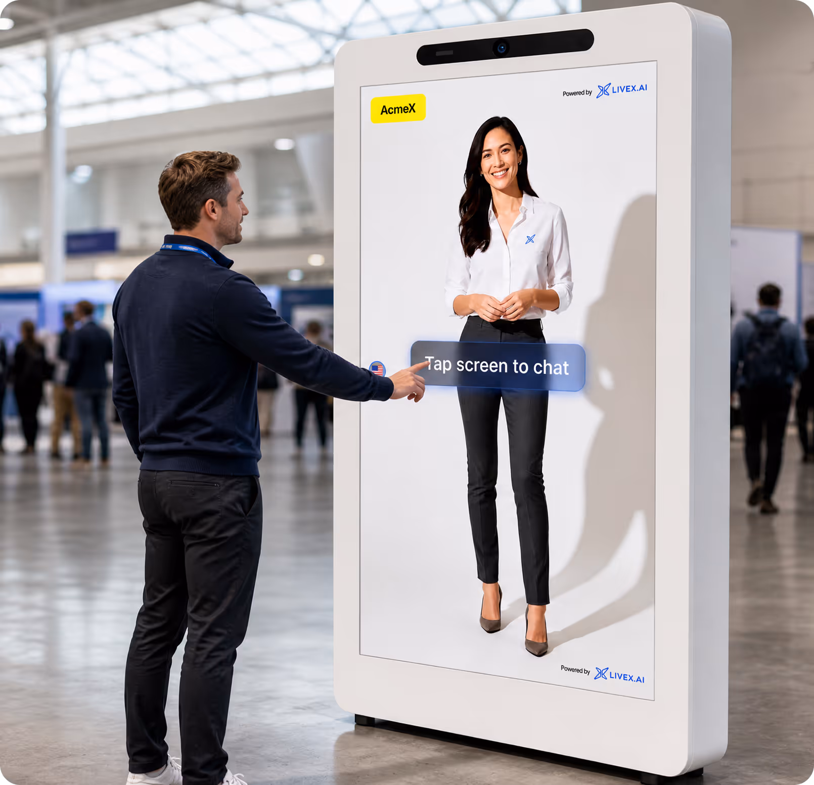 Brand Visibility AI selfie example